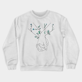 Holding hands Crewneck Sweatshirt